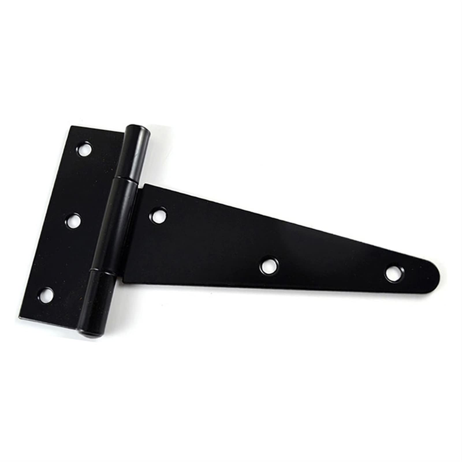 Nvsfzgiyg 10 Inch One T-Hinges, Gates, Black Hinges, Heavy Duty For Wood Fences, Sheds, Wooden Boxes, Garden, Cabins, Storage Doors, Animal Cerniera(10 Inch One)