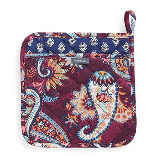 Vera Bradley Pot Holder & Oven Mitt Set, Paisley Jamboree-Recycled Cotton #TOP1