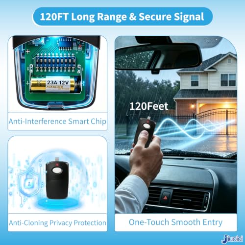 Image of Upgraded for Linear 3089 308911 Multicode Gate Opener Clicker Remote, 2PK
