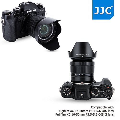 Jjc LH-XC1650 Bayonet Reversible Lens Hood Shade For Fujifilm Fuji Fujinon Xc 16-50Mm F3.5-5.6 Ois Ii Lens On Camera X-T200 X-T100 X-A7 X-A5 X-A10 X-A3 X-A2 X-A1 Xm1 X-T30 X-T20 X-T10 X-E3 X-E2S X-T4 X-T3 X-T2 X-T1 thumb #1