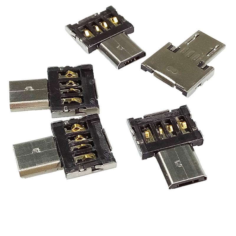 100pcs/lot USB to Micro USB Male Plug OTG Adapter OTG Plug Jack Converter for Android Smartphone Tablet PC