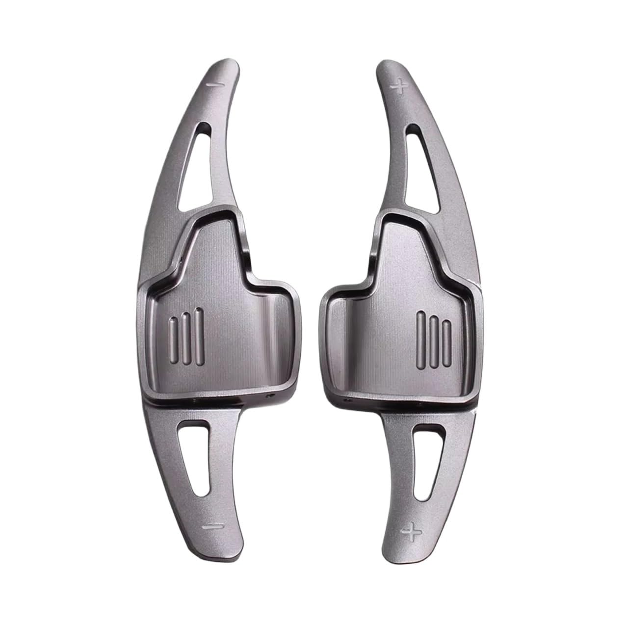 Reyukhn Shift Paddle Accessories for Puma for Ecosport for Focus Titanium ST Wagon for Kuga EcoBoost Steering Wheel Shift Paddle Shifter Extension Steering Wheel Trim(Gray)