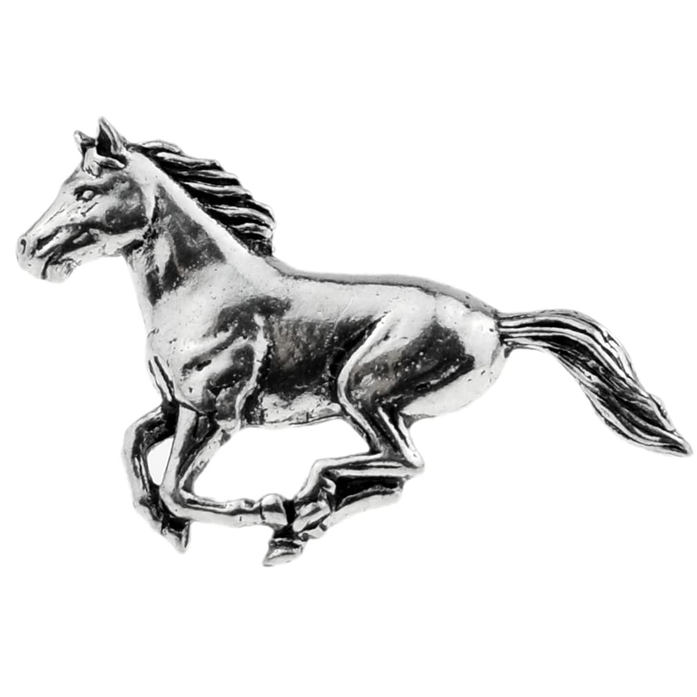 White Horse Thoroughbred Pins Lapel Pin Pin206, pewter