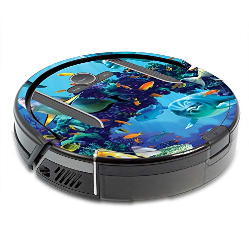 Image of MightySkins Skin Compatible with Shark Ion Robot R85 Vacuum Minimum Coverage - Ocean Friends | Protective, Durable, and Unique Vinyl wrap Cover | Easy to Apply, Remove | Made in The USA