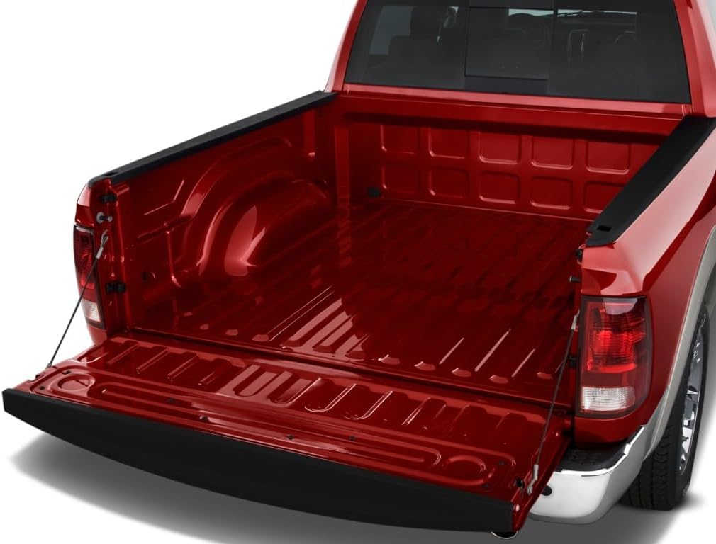 cciyu Tailgate Cap Molding CH1909100 Compatible with 2010-2018 for Dodge Ram 1500/2500/3500 Top Rear Tailgate Moulding Trim,Matte Black