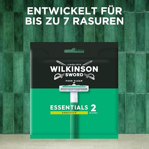 Einwegrasierer Wilkinson Sword Extra 2 Sensitive Herren, 10 + 5 Stück