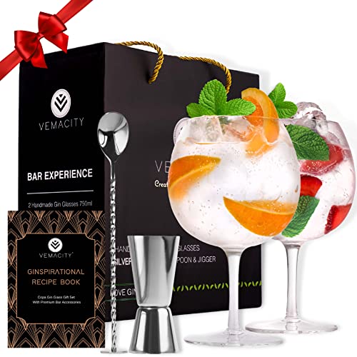 Gin Gift Set with Glasses PintGlass.co.uk Glassware Selection