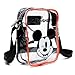 Disney Bag, Crossbody Light Up, Disney Mickey Mouse Winking Expression, Transparent, Clear PVC