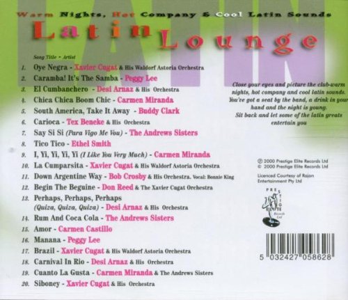 Latin Lounge:Cool Latin Sounds