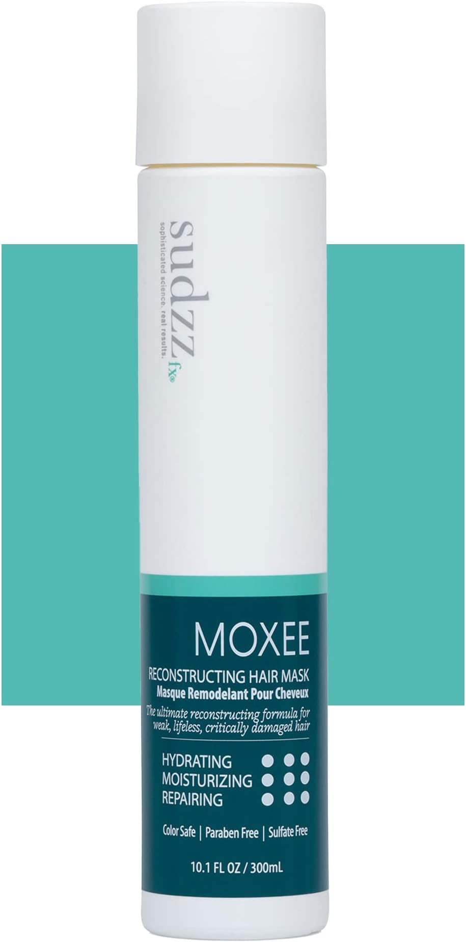 Moxee Reconstructing - Hydrating Hair Mask - Deep Conditioner for Dry Damaged Hair Care - Provides Nourishment and Restores Weak, lifeless, Critically Damaged Hair 10.1 Fl Oz