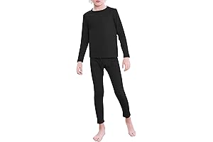 Kids Boys Long Underwear Set - Thermal Underwear Pants for Boys and Girls