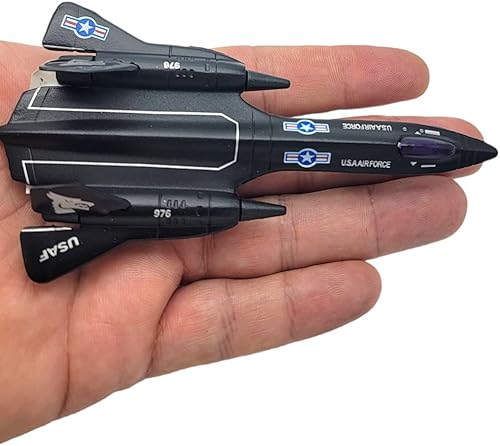 Miniatura 9 de Modelos de bombardero Stealth Cast (4.25"-5.25") SR-71 Blackbird, F-22 Raptor, F-117 Nighthawk, B2 Bomber (B2 Bomber)