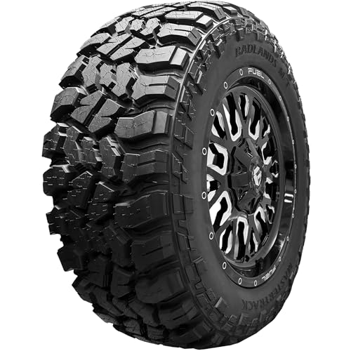1 Pack: Mastertrack Badlands M/T 35X12.50R20LT 125Q 12 Ply Load Range F Light Truck Mud Terrain Tire 35X12.50R20LT MT - Includes 3-Year Road Hazard Warranty (Tire Only)