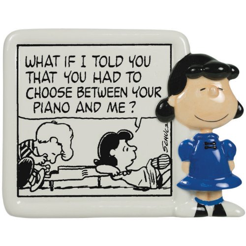 Buy Westland Giftware Peanuts Lucy and Schroeder Ceramic