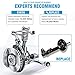 Maxorber Front Left& Front Rear Shocks Set Compatible with 325i 325is 1992-1995 replacement for 328i 328is 1996-1999 Shocks Struts Absorber Kit 334937 334938