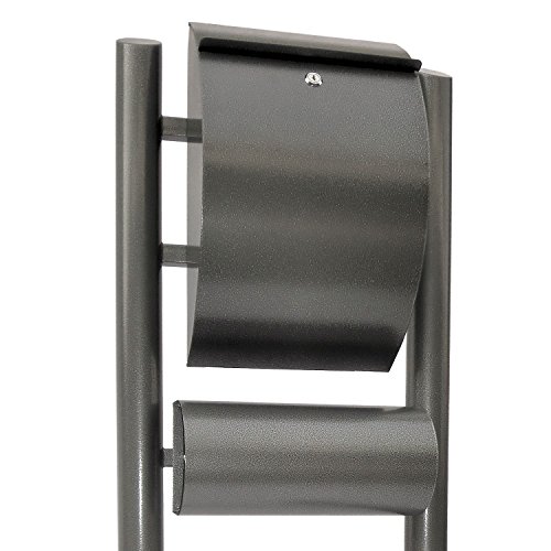 Preisvergleich Produktbild Zelsius - Moderner Standbriefkasten, Hammerschlagoptik
