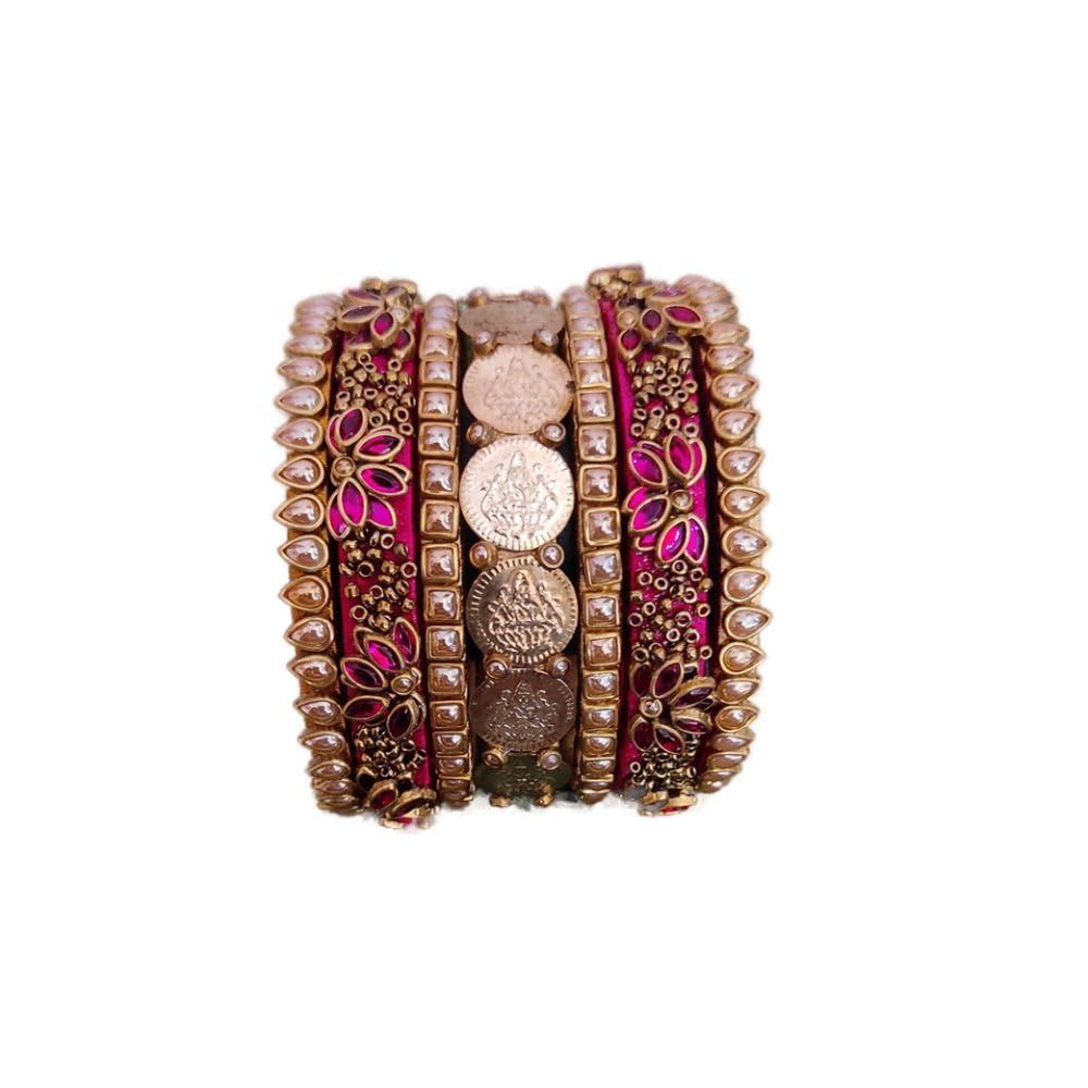 Nathans Global Handmade Kundan Stone Bangles, Set for Women, Indian Wedding Jewelry, Bridal Handicrafts, Floral 3d design. (2.6) (B0D94Q3LFC) Amazon Price History, Amazon Price Tracker