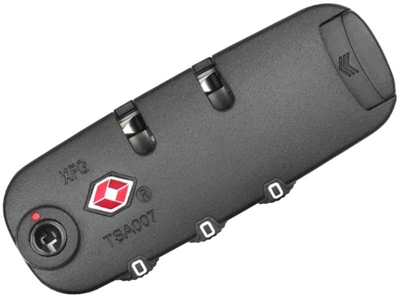 Generic 3 Digit Combination Lock, Black, Portable, Cabinet Locker, Suitcase Luggage, Bag Lock, Padlock