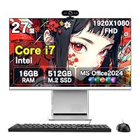Amazon.co.jp: Wingame デスクトップパソコン 24インチ 一体型PC Win