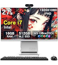 Amazon.co.jp: 【2026新登場】Wingame デスクトップパソコン 27インチ