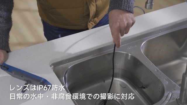 Amazon.co.jp: Teslong デュアルレンズ内視鏡カメラ with ライト 4.5