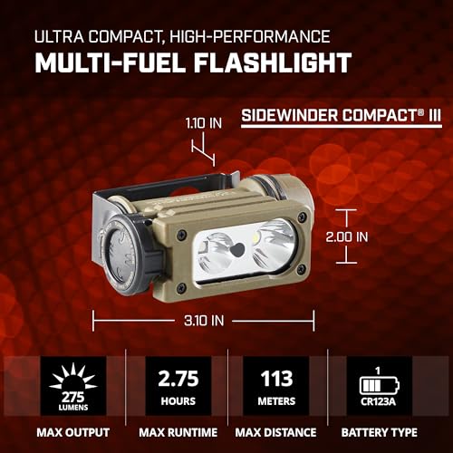 Streamlight 14519 Sidewinder Compact III lampe de poche frontale d'angle tactique - 2