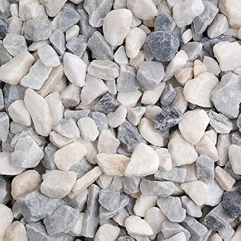 Peak Paving Polar Ice Decorative Aggregate Slate Chipping Garden Gravel 20mm 20Kg Cover