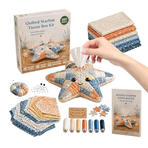 Kit Porte-Mouchoirs Animaux Marins pour Déco de Salle de Bain