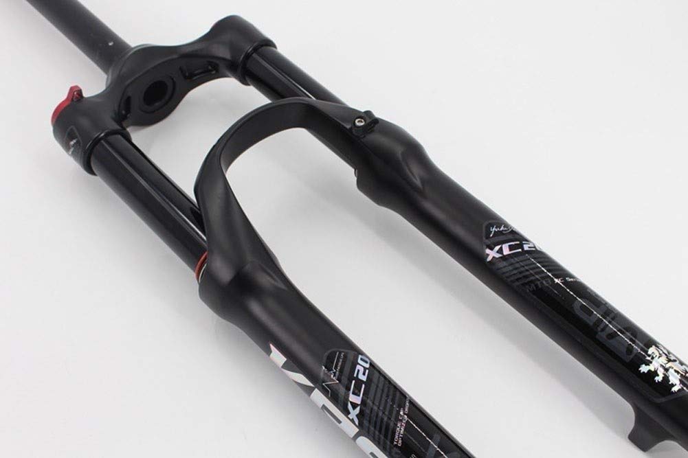 Widelec rowerowy 26" 27,5" 29" MTB pneumatyczny hamulec tarczowy rower do obsługi ręcznej rura kierownicy 110 mm skok sprężyny QR