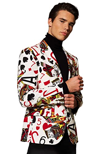 Opposuits Men's Crazy Fun Blazer - Perfect for Special Party Jacket - Stylish, Jacket