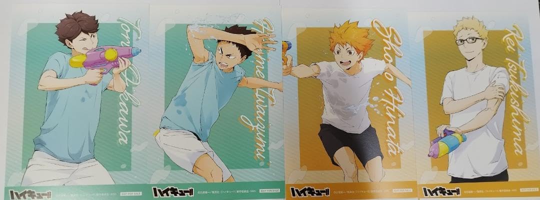Amazon.co.jp: ハイキュー アニメイト 特典 ポストカード 水遊び