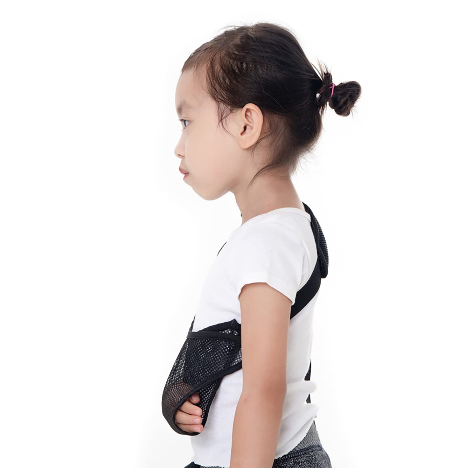 Cabestrillo para antebrazo para niños, cinturón de fijación Transpirable para Fractura de muñeca: Soporte para Brazo con dislocación del Brazo de la articulación del Codo,S