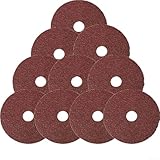 10 Stück 10,2 cm Harzfaser-Schleifscheiben für Winkelschleifer, geeignet für Metallschweißen, Rostentfernung und Holzschleifarbeiten (Körnung 120)