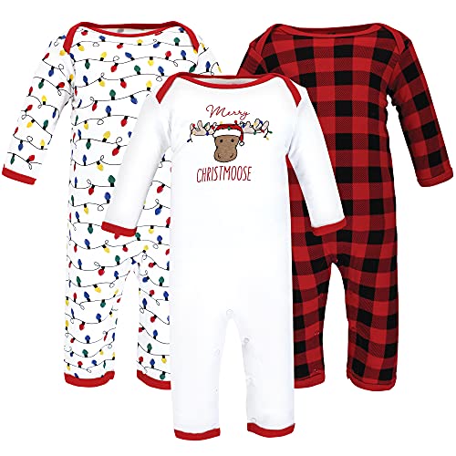 Image of Hudson Baby Baby Cotton Union Suit, 3 Pack