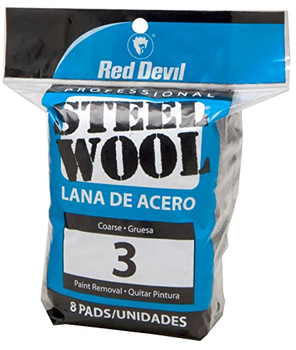 Image of Red Devil 0326 Steel Wool, 3 Coarse, (Pack of 48)