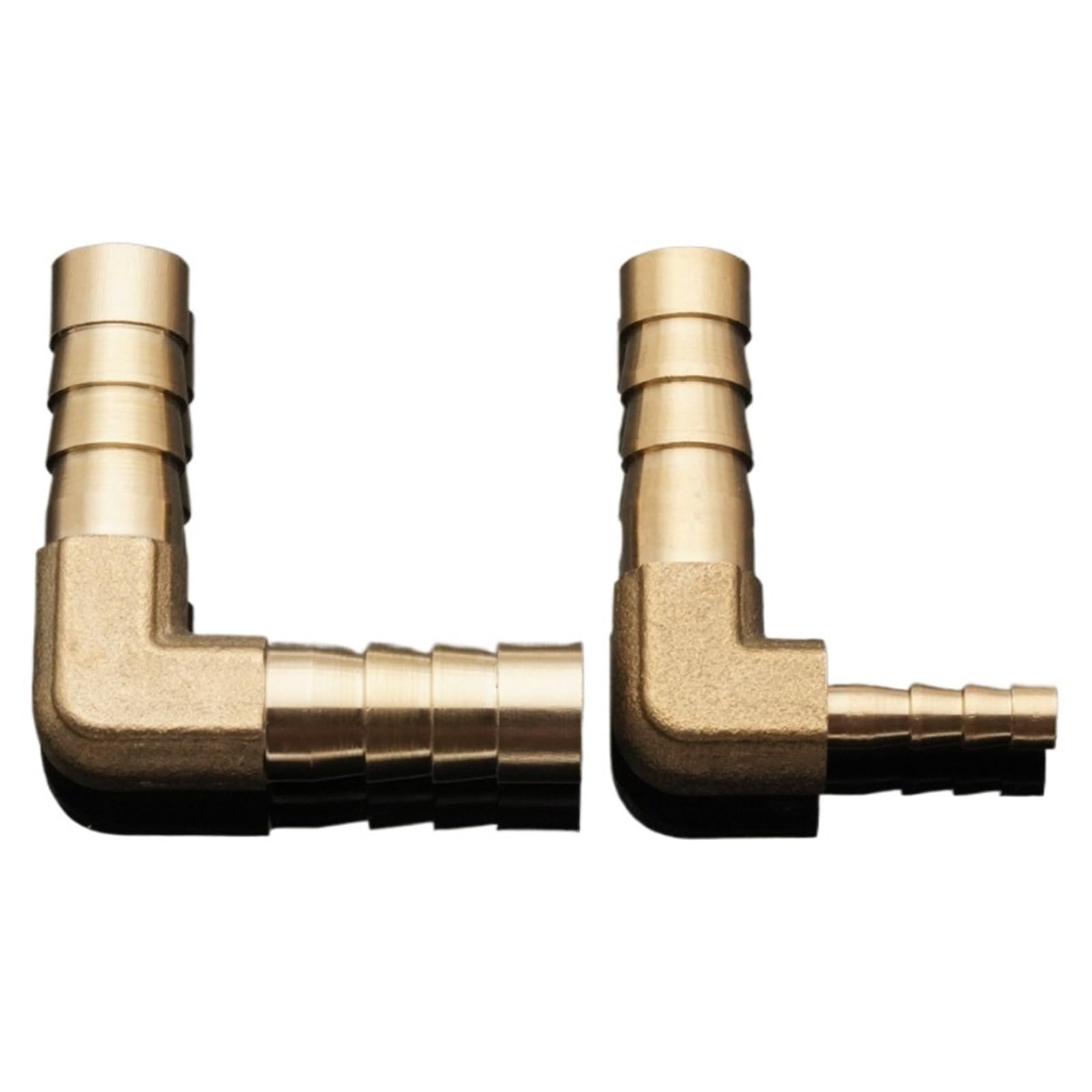 Brass Hose Pipe Fitting Coupling Elbow Equal Reducing Barb 4mm-25mm Copper Barbed Coupler tube Connector Adapter 10pcs(OD 10-8mm)