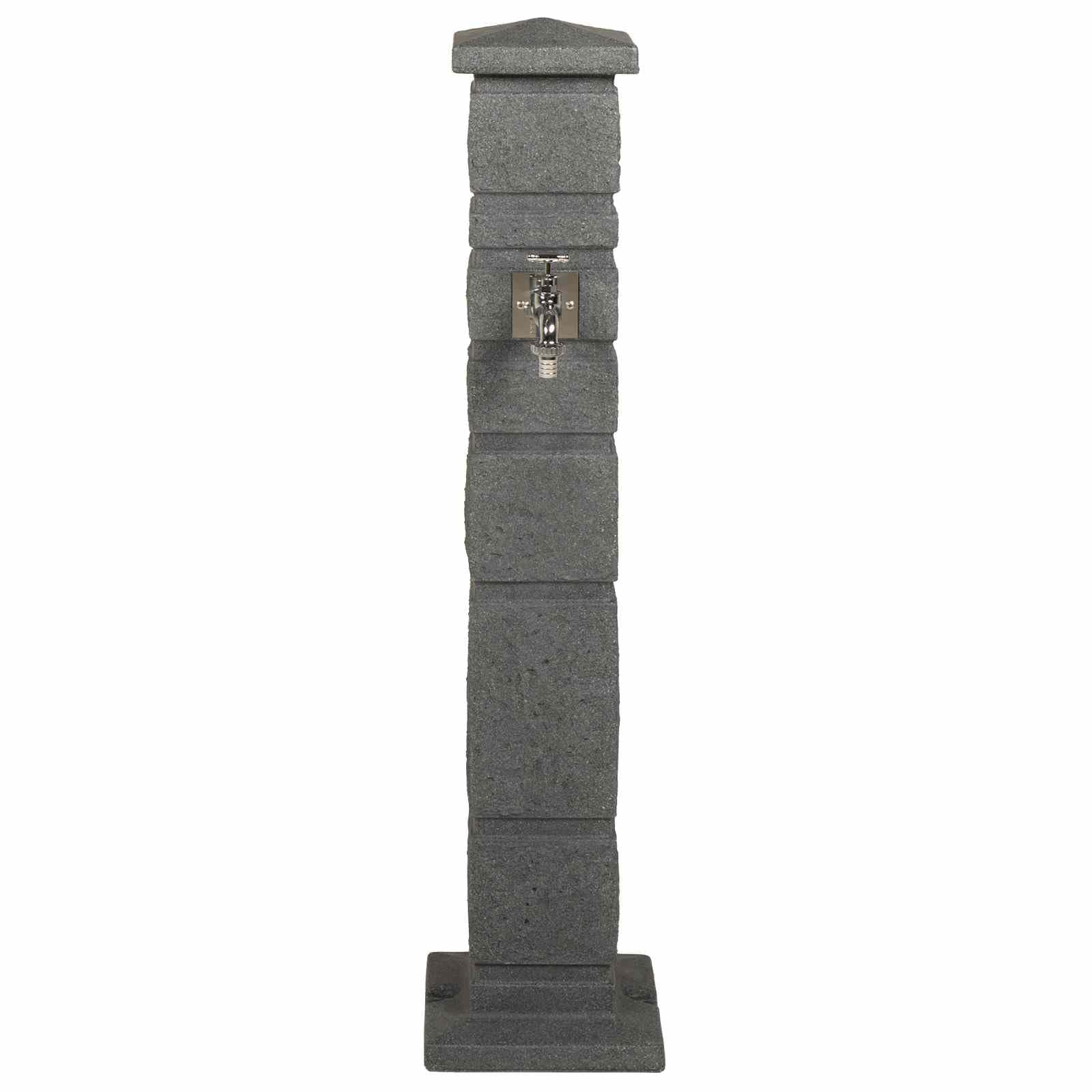 vidaXL Garten-Tanker Anthrazit 26 x 26 x 101 cm PE