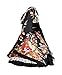 AvaCostume Womens Flower Printing Lace Edge Kimono Stlye Lolita Dress, Black L