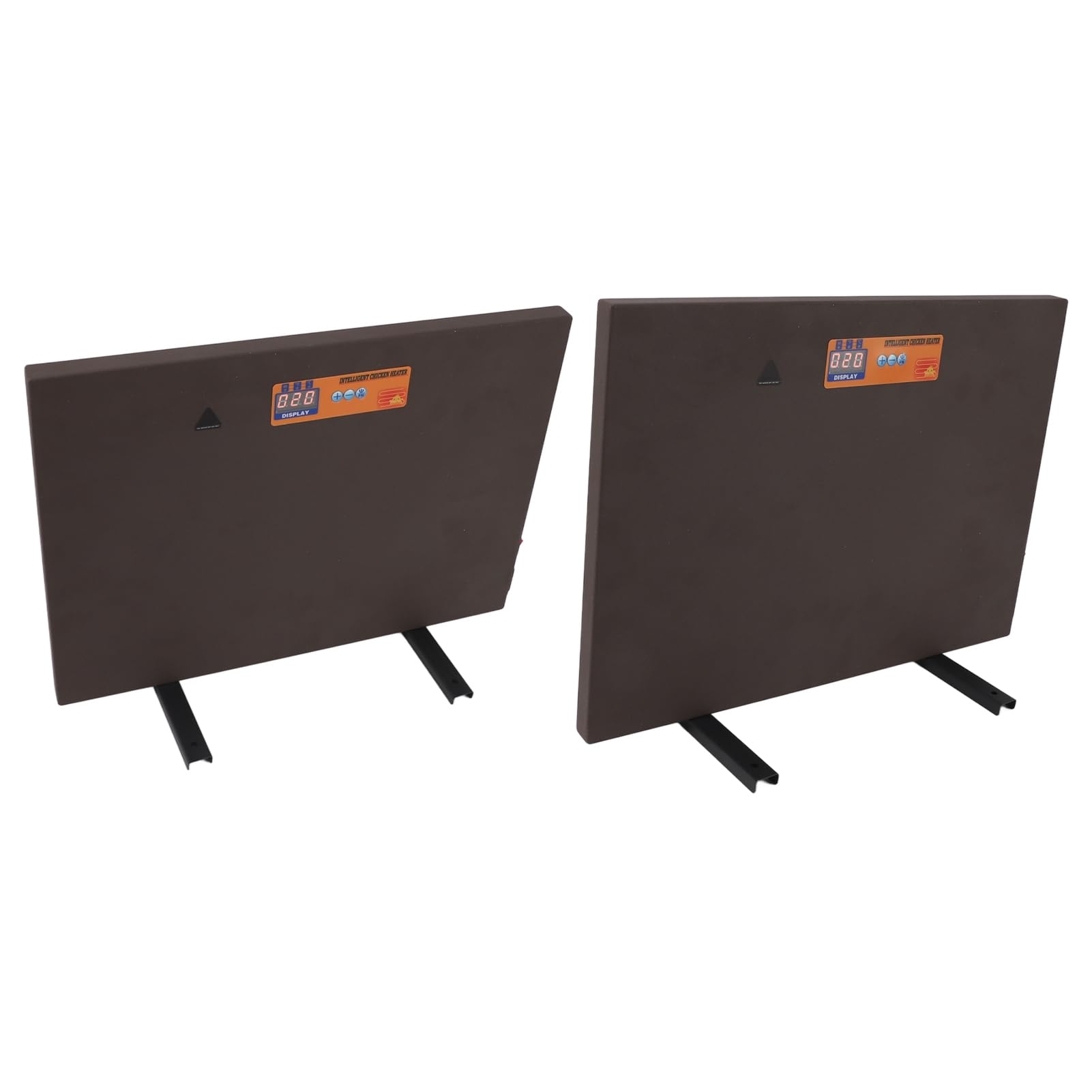 Hztyyier Calentador de Gallinero de 150 W con Inclinación y Apagado, Paneles Calefactores para Gallinero con Temporizador, Control Remoto, Calentador Radiante para Pollos (Enchufe de la