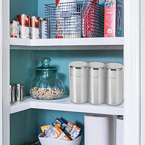 Aunmas Tea Tin Canister, Stainless Steel Tea Coffee Sugar Storage Container With Airtight Double Lids For Loose Tea And Tea Bags, Kitchen Cup For Tea Coffee Sugar Seasoning Storage (550Ml) #TOP6