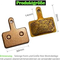 Fahrrad Bremsbeläge hohe Lebensdauer Bremsbeläge Fahrrad für Shimano B01S – Ansicht 2