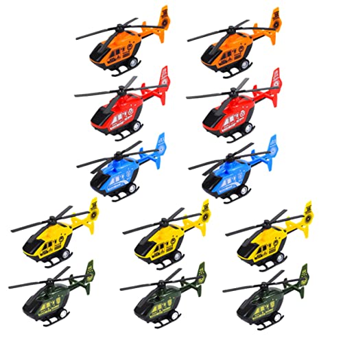 FELTECHELECTR 12 Stück Trägheits Hubschrauber Spielzeug