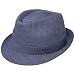 Produktbild Stetson Geneva Leinenhut - Sonnenhut Damen/Herren - Stoffhut Made in Italy - Sommerhut mit UV-Schutz 40+ - Trilby aus Leinen Frühjahr/Sommer blau 59 cm