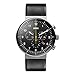 Produktbild Braun Mens Prestige Chronograph with Date Analogue Quartz Watch, Black Dial and Black Leather Strap, 43mm Stainless Steel Case, Model BN0095SLG.