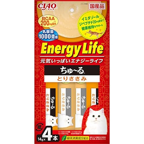 CIAO チャオ Energy Life ちゅ〜るとりささみ 14g×4本 ちゅーる チュール