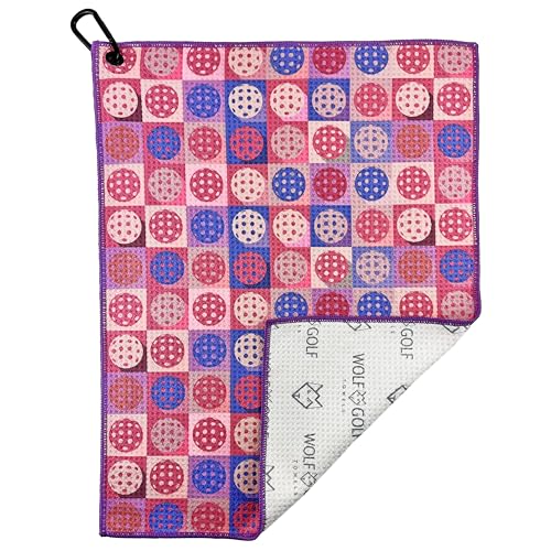 Image of Pickleball Towel | Pickleballs Pink Pickleball Towel | Pickleball Gift for Women | Printed Funny Pickleball Towel | Pickleball Gear | Retirement Gift