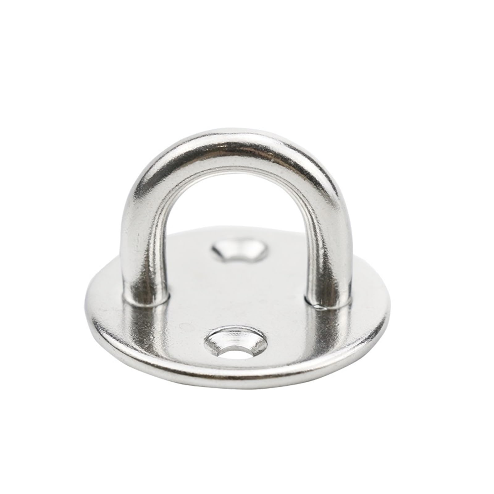 CNfhFRY Eye Hooks， 1pcs Staple Lock up Wall Hook Fixed Pad Eye Plate Deck Door Buckle U-Shaped Ceiling Mount Hanger(10mm)