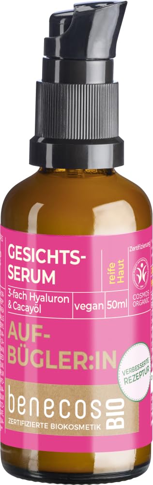 BenecosBIO Face Serum Hyaluronic Acid Iron-On - Vegan - Dermatologically Tested