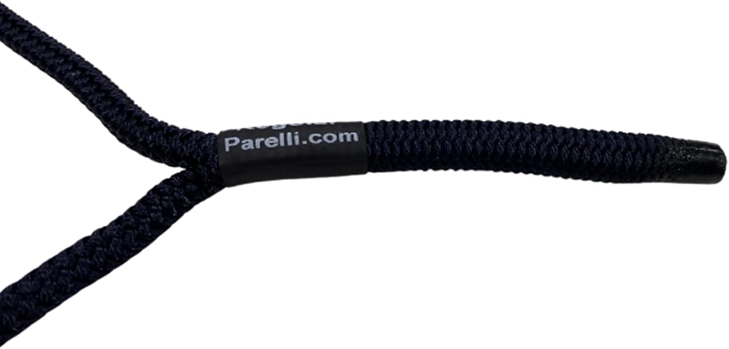 Parelli Horseman's Strong Lightweight Simple Knots Everyday Use UV Resistant Thin Smooth Yachting Braid Polyester Horse Rope Halter with Leather Poppers