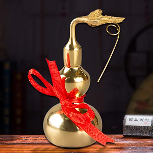 Estatua Brasstar Bagua Calabaza Dorada Feng Shui 2.6 in miniatura 5